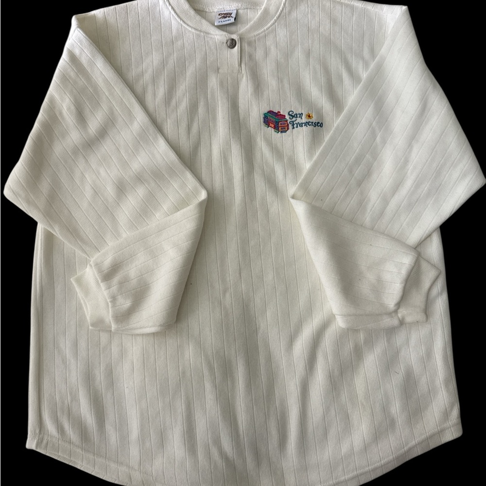 Crazy shirt men’s White Long Sleeve Shirt